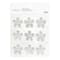 12 Packs: 9 ct. (108 total) Clear Sugar Stone Flower Stickers by Recollections™